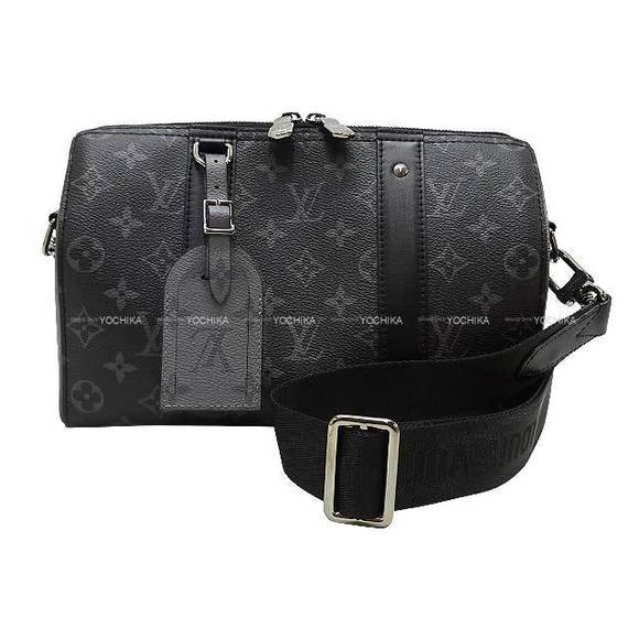 LOUIS VUITTON keepall Monogram Eclipse Shoulder bag silver - Picture 1 of 8